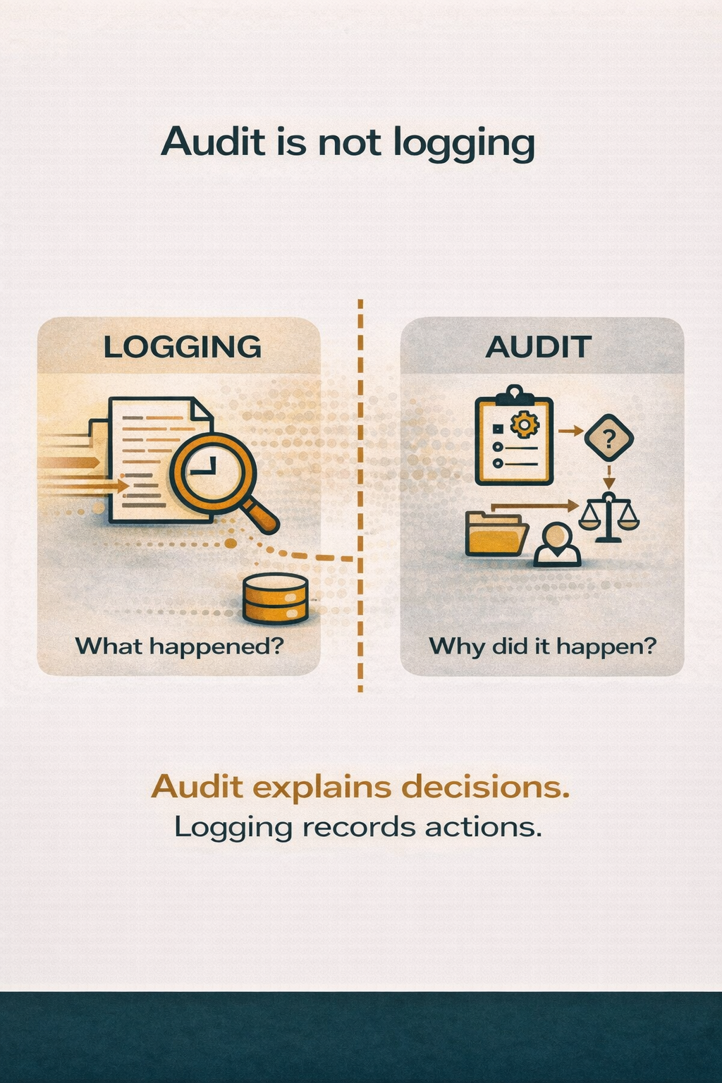 Audit is not logging
