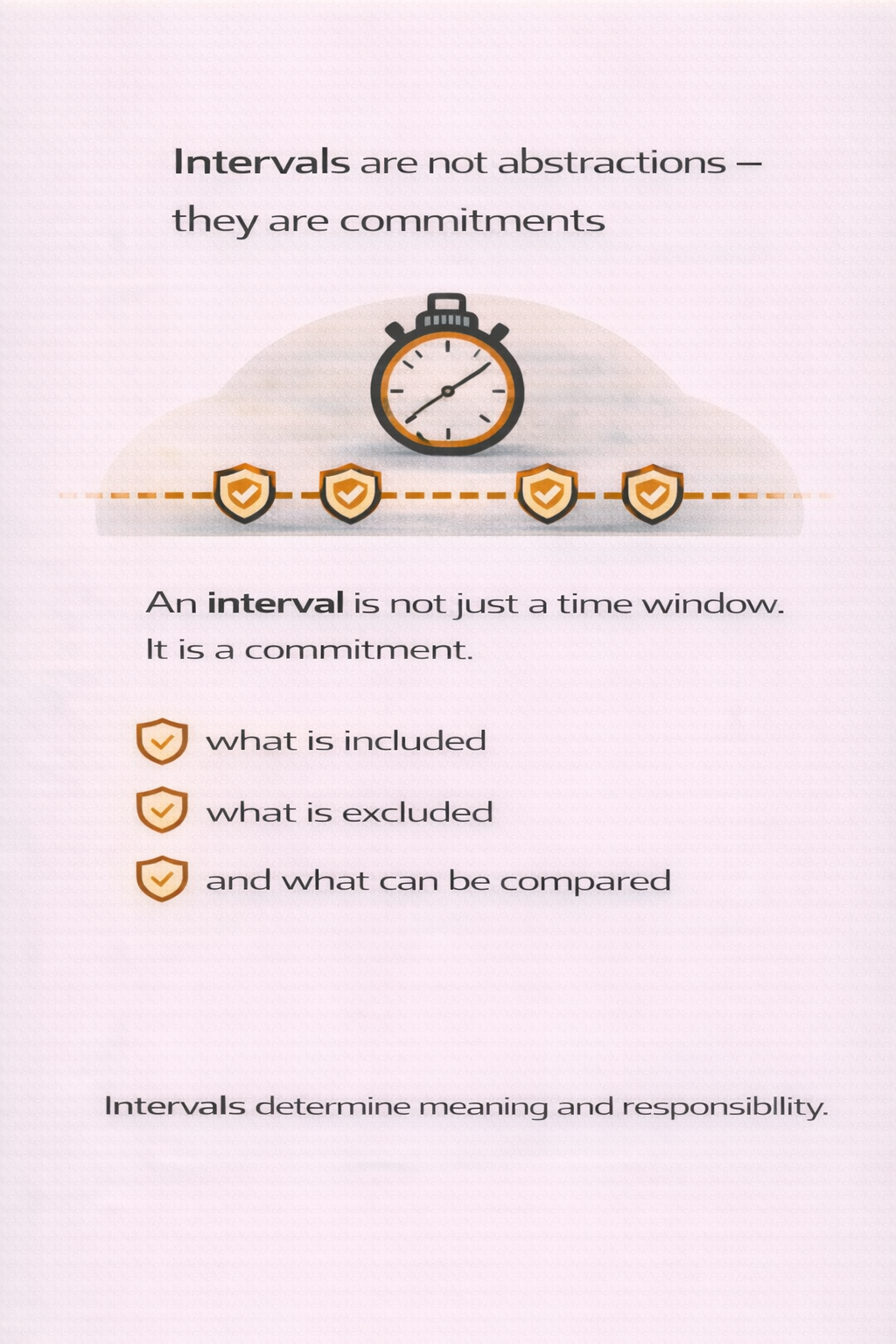 Intervals are not abstractions – they are commitments