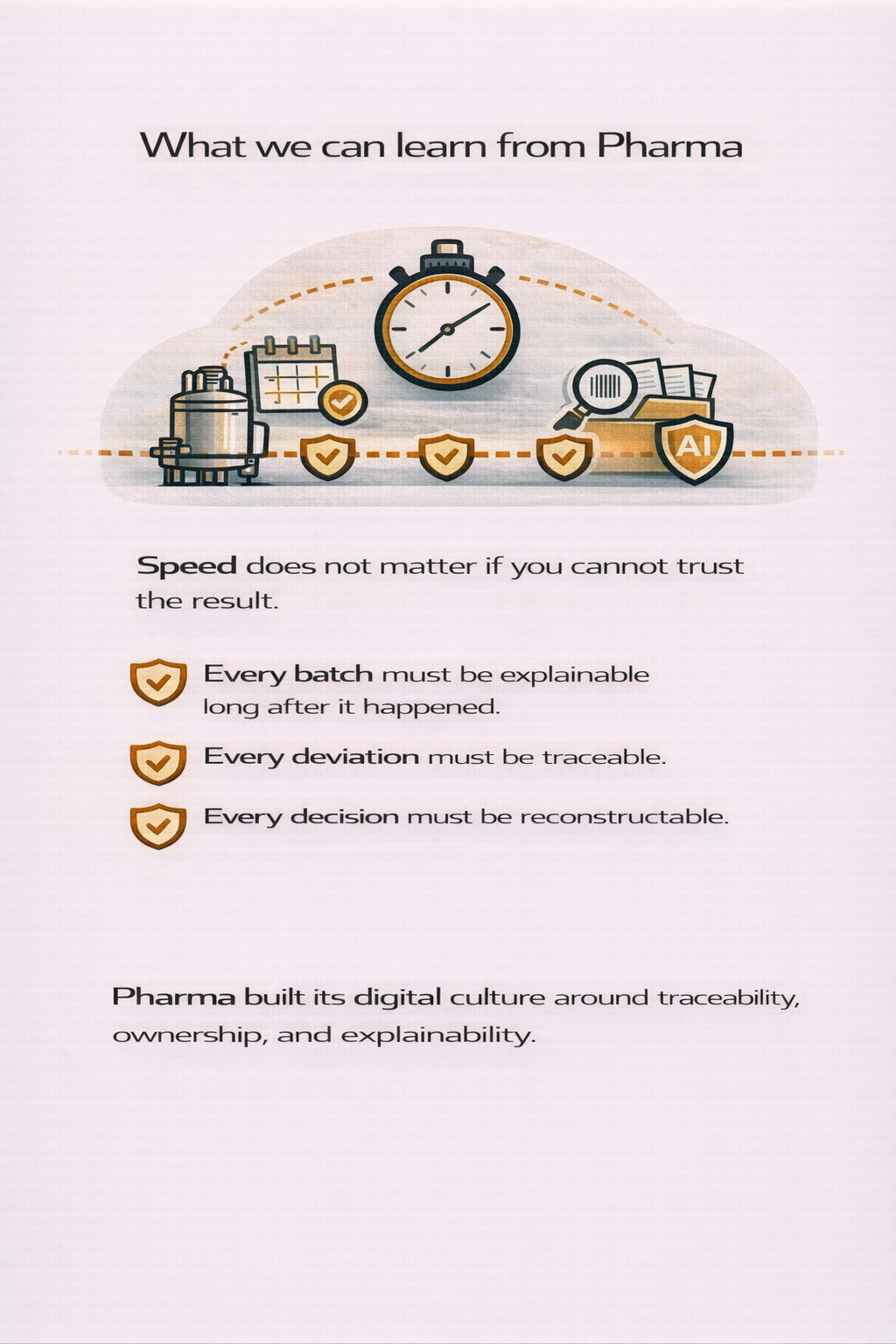 What we can learn from Pharma